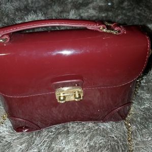 Burgundy Crossbody Bag